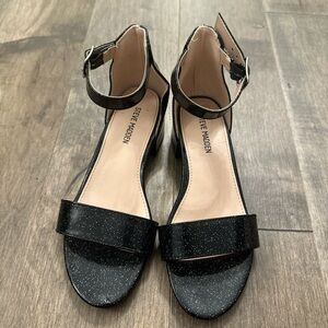 Steve Madden Glittery Black Dress Shoes